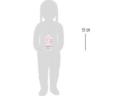 Small Foot Hrací skříňka koníčkový kolotoč