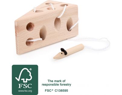 Small Foot Sýr přírodní s myší