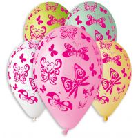 Smart Balloons Balonky nafukovací motýl průměr 30 cm