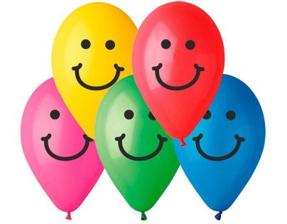 Smart Balloons Balonky nafukovací potisk Smile 26 cm