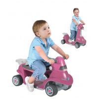 Smart Trike Odrážedlo auto All in one růžové 5