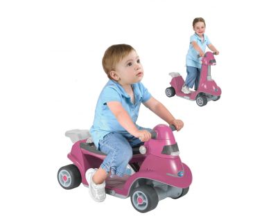 Smart Trike Odrážedlo auto All in one růžové