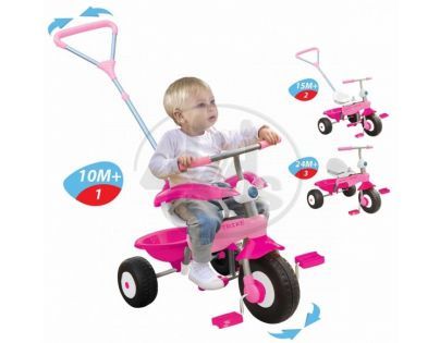 Tříkolka Cookie růžová Smart Trike