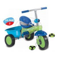Tříkolka Plus Fresh zeleno-modrá tečkovaná Smart Trike 3