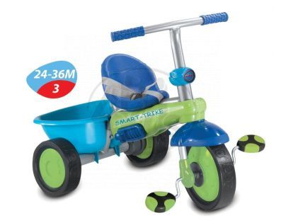 Tříkolka Plus Fresh zeleno-modrá tečkovaná Smart Trike