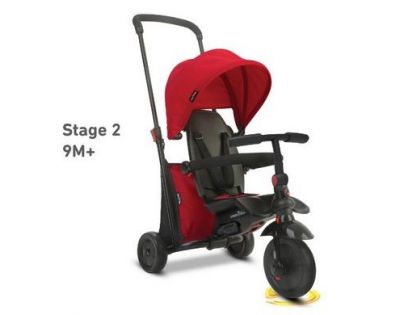 Smart Trike Tříkolka 7 v 1 Foliding Trike 400 červená