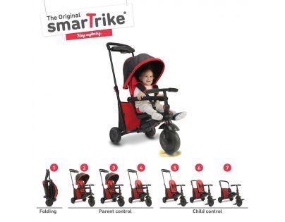 Smart Trike Tříkolka 7 v 1 Smartfold 500 červená