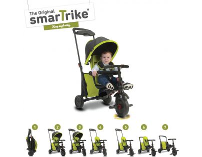 Smart Trike Tříkolka 7 v 1 Smartfold 500 zelená  Poškozený obal