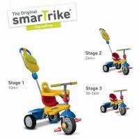 Smart Trike Tříkolka Breeze GL žluto červeno modrá 3