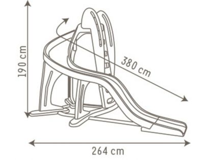 Smoby 310193 - Skluzavka se zatáčkou 380 cm (2014)