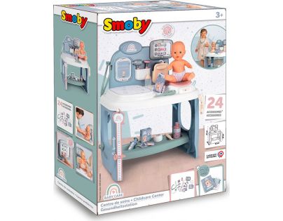 Smoby Baby Care Center Vyšetřovací stůl s příslušenstvím