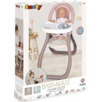 Smoby Baby Nurse Jídelní židlička pro panenky béžová 5