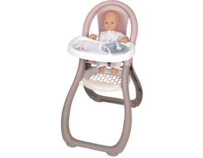 Smoby Baby Nurse Jídelní židlička pro panenky béžová