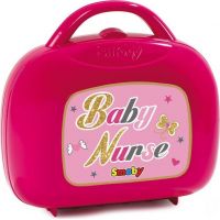 Smoby Baby Nurse Kufřík s příslušenstvím růžový 3