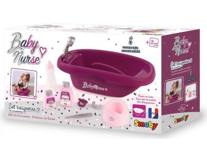 Smoby Baby Nurse Vanička pro panenky se sprchovou hlavicí