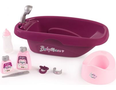 Smoby Baby Nurse Vanička pro panenky se sprchovou hlavicí
