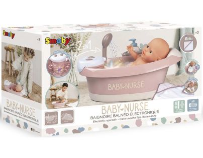 Smoby Baby Nurse Vanička pro panenky s příslušenstvím elektronická