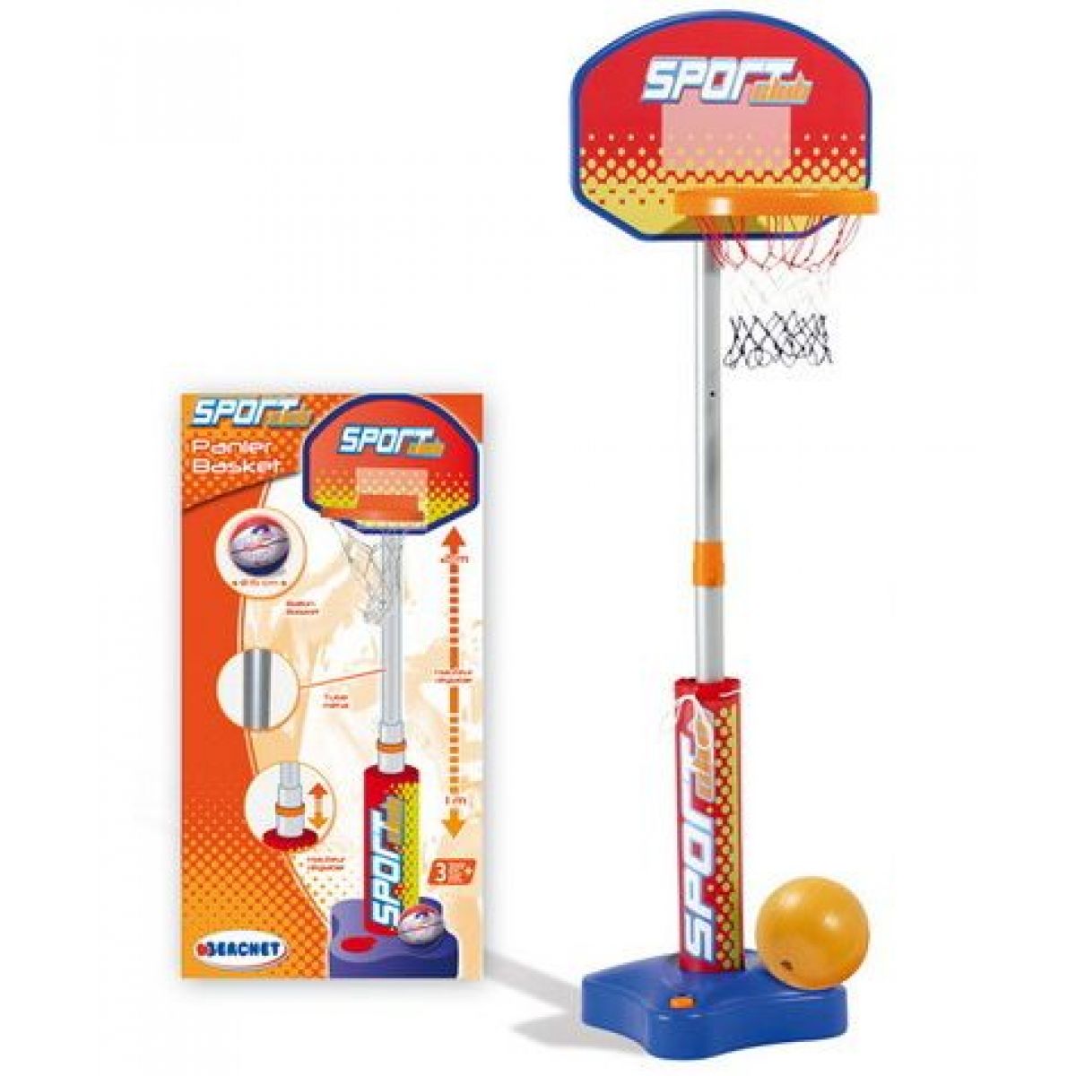 Basketbalový koš na tyči