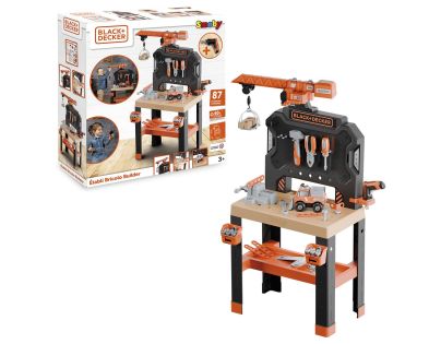 Smoby B&D Velká pracovní dílna s jeřábem