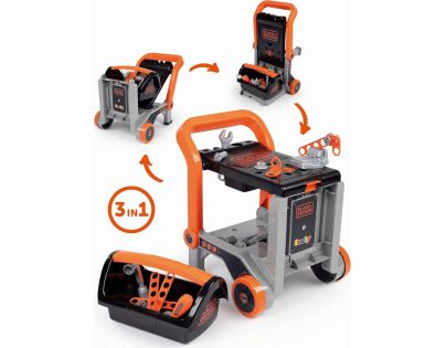 Smoby Black & Decker Dílenský vozík