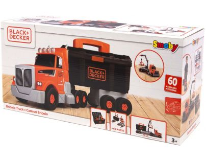 Smoby Black & Decker Kamion Bricolo s nářadím