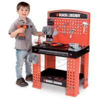 Smoby 500204 - Black&Decker Velká dílna s aku vrtačkou 2