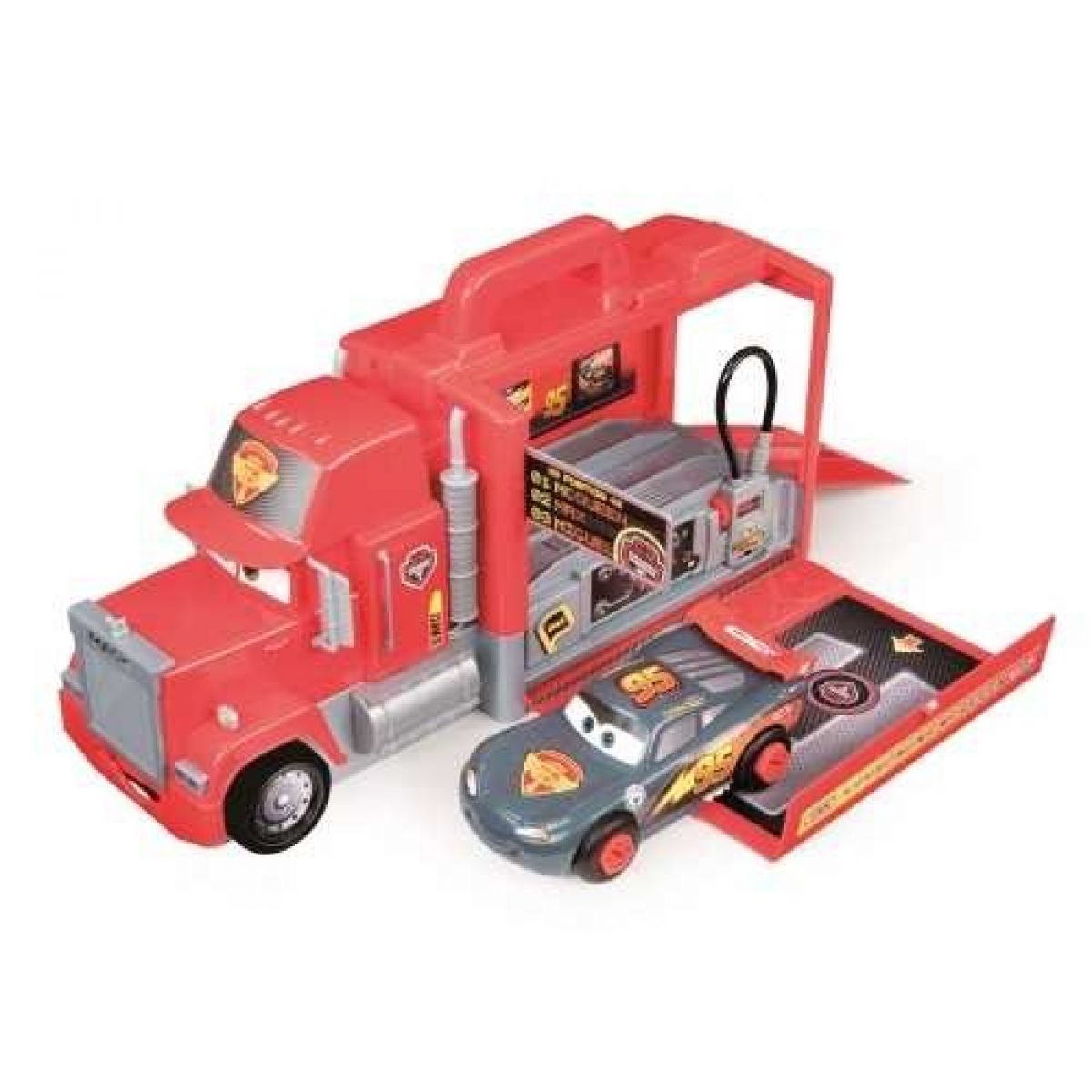 Smoby Cars Mac Truck Carbone Pit stop