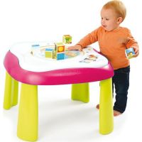 Smoby Cotoons Multifunkční hrací stůl se sedátkem - Růžový 3