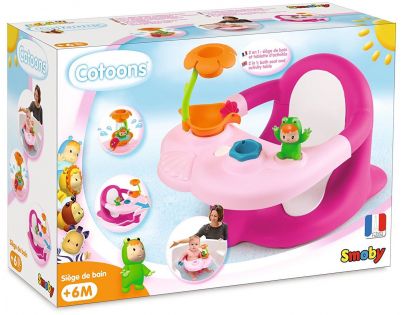 Smoby Cotoons Sedátko do vany růžové