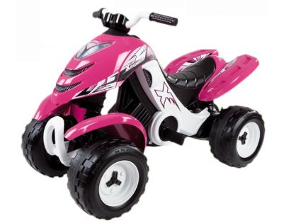 Smoby 033049 - Čtyřkolka Quad X Power růžová