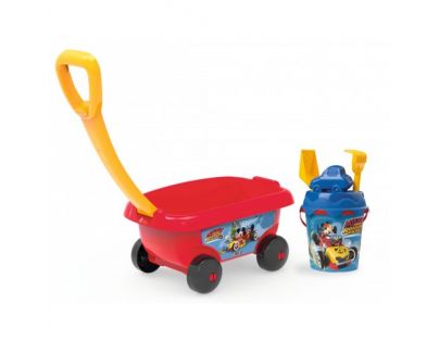 Smoby Dětský vozík na tahání Disney Mickey
