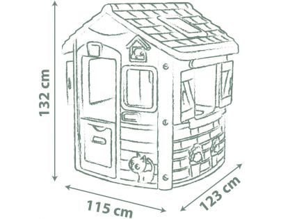 Smoby Domeček Life Jura Lodge rozšiřitelný
