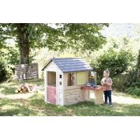 Smoby Domeček Life Nature s dílnou pro kutily 2