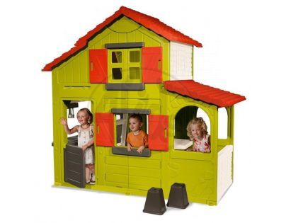 Smoby 320021 - Dvoupatrový dětský domeček Floralie