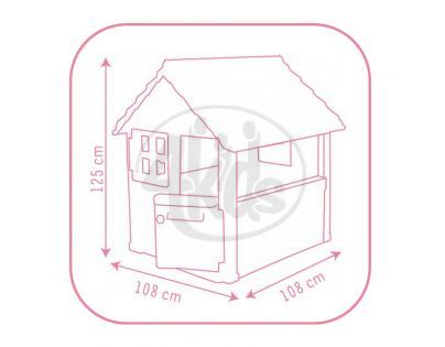 Domeček Hello Kitty Sweet s poštovní schránkou Smoby 310254