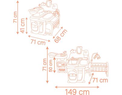 Smoby Hrací centrum pro panenky