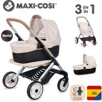 Smoby Kombinovaný kočárek Maxi Cosi pro panenky béžový 3