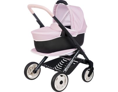 Smoby Kombinovaný kočárek Maxi Cosi pro panenky světle růžový
