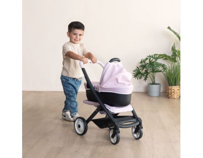 Smoby Kombinovaný kočárek Maxi Cosi pro panenky světle růžový