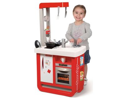 Smoby Kuchyňka Bon Appetit červenobílá elektronická