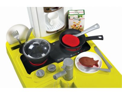 Smoby Kuchyňka Bon Appetit Cherry zeleno-šedá elektronická
