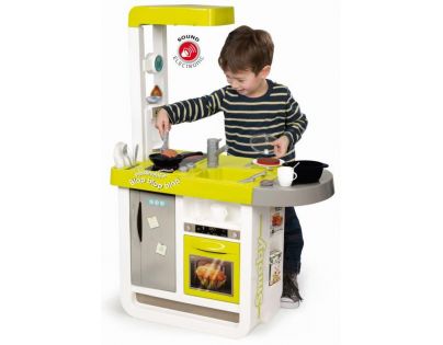 Smoby Kuchyňka Bon Appetit Cherry zeleno-šedá elektronická