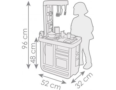 Smoby Kuchyňka Bon Appetit elektronická modrobílá