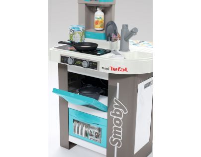 Smoby Kuchyňka Studio Tefal Bubble elektronická modrošedá