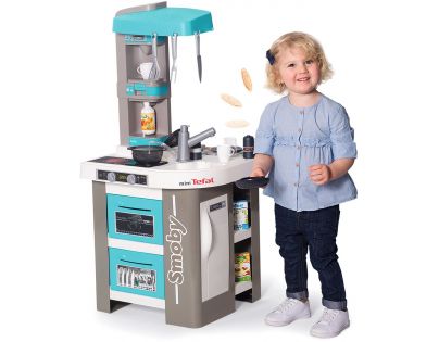 Smoby Kuchyňka Studio Tefal Bubble elektronická modrošedá
