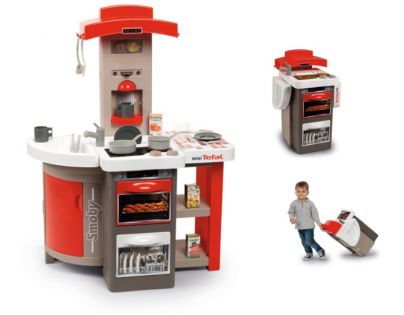 Smoby Kuchyňka Tefal skládací elektronická červená