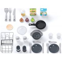 Smoby Kuchyňka Tefal Studio Bubble modrošedá elektronická 4
