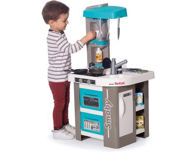 Smoby Kuchyňka Tefal Studio Bubble modrošedá elektronická
