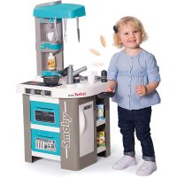 Smoby Kuchyňka Tefal Studio Bubble modrošedá elektronická 6