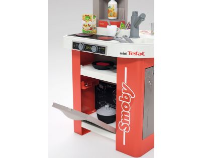 Smoby Kuchyňka Tefal Studio červenobílá elektronická